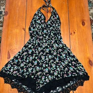 Floral Lace Romper